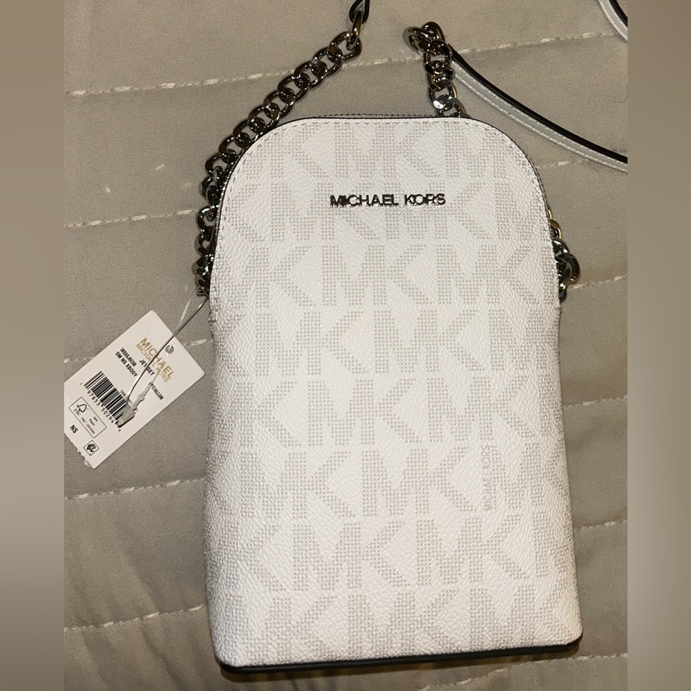 Michael Kors White Crossbody Bag